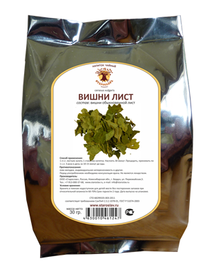 Вишневый лист (лист, 30 г), Старослав